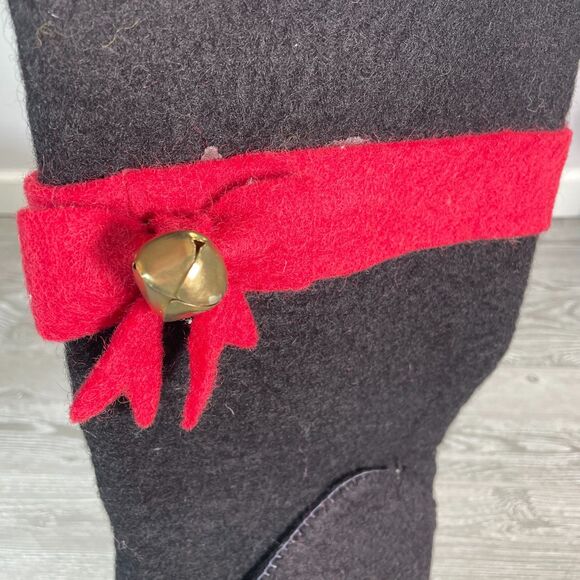 Newari Black Labrador Retriever Dog Christmas Stocking Wool Icelandic NEW & RARE - Picture 4 of 12
